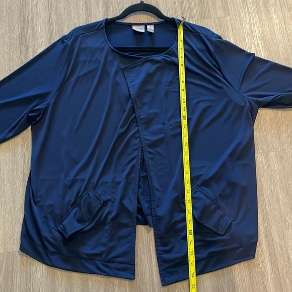 Chico’s Tank & Cardigan Bundle (2) XL Blue Open Front Anti Wrinkle Travelers - Picture 16 of 17